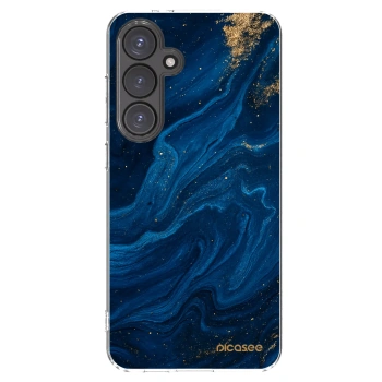 Picasee silikónový prehľadný obal pre Samsung Galaxy S24 FE S721B - Blue