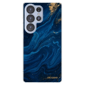 Picasee silikónový prehľadný obal pre Samsung Galaxy S25 Ultra 5G - Blue