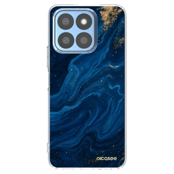 Picasee silikónový prehľadný obal pre Honor X8c - Blue