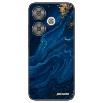Picasee silikónový čierny obal pre Xiaomi Poco F6 - Blue