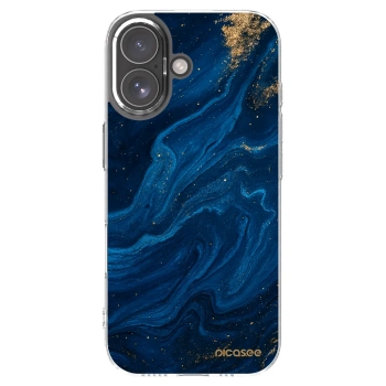 Picasee silikónový prehľadný obal pre Apple iPhone 17 - Blue