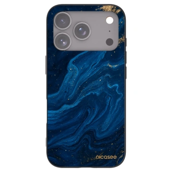 Picasee silikónový čierny obal pre Apple iPhone 17 Pro - Blue