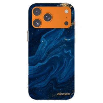 Picasee silikónový prehľadný obal pre Apple iPhone 17 Pro Max - Blue