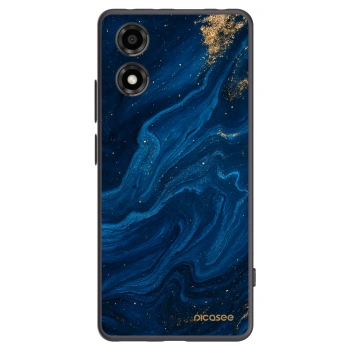 Picasee silikónový čierny obal pre Motorola Moto E14 - Blue