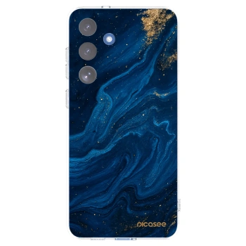 Picasee silikónový prehľadný obal pre Samsung Galaxy S25 FE 5G - Blue