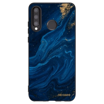 Picasee silikónový čierny obal pre Huawei P30 Lite - Blue
