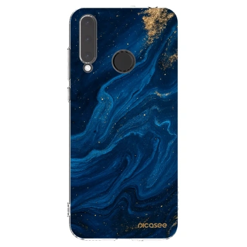 Picasee silikónový prehľadný obal pre Honor 20 Lite - Blue