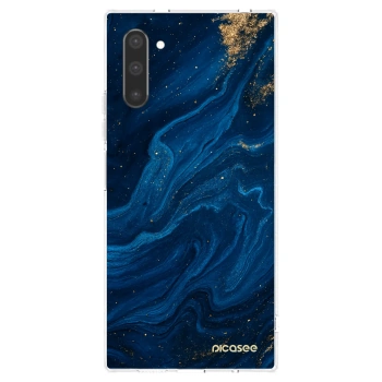 Picasee silikónový prehľadný obal pre Samsung Galaxy Note 10 N970F - Blue