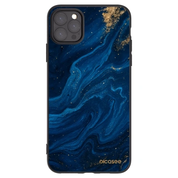 Picasee silikónový čierny obal pre Apple iPhone 11 Pro Max - Blue