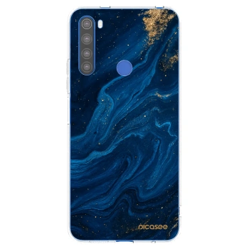 Picasee silikónový prehľadný obal pre Xiaomi Redmi Note 8T - Blue