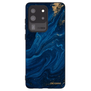 Picasee silikónový čierny obal pre Samsung Galaxy S20 Ultra 5G G988F - Blue