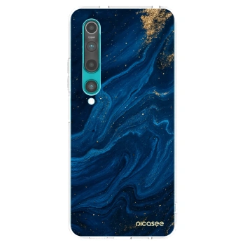Picasee silikónový prehľadný obal pre Xiaomi Mi 10 - Blue