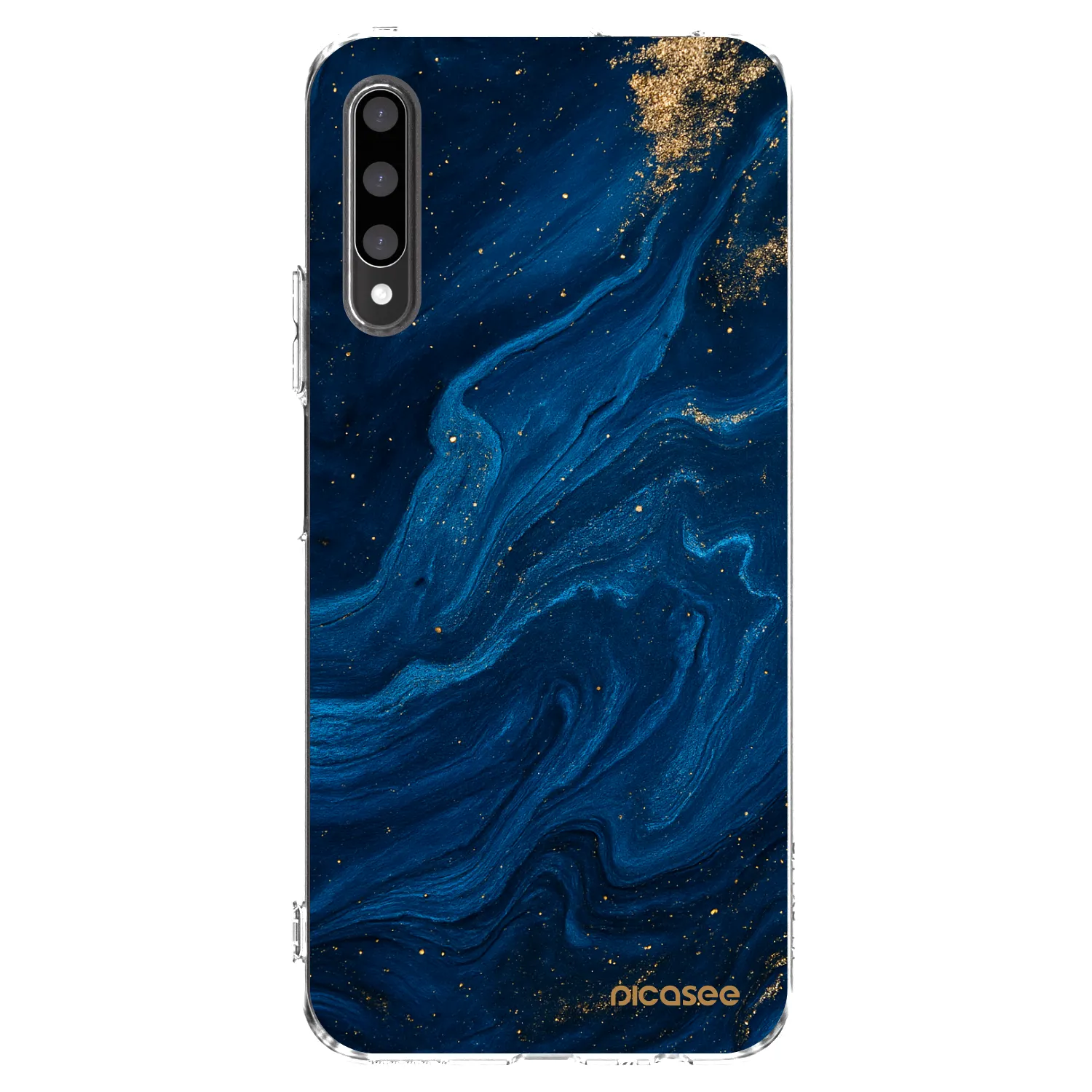 Picasee silikónový prehľadný obal pre Honor 9X Pro - Blue