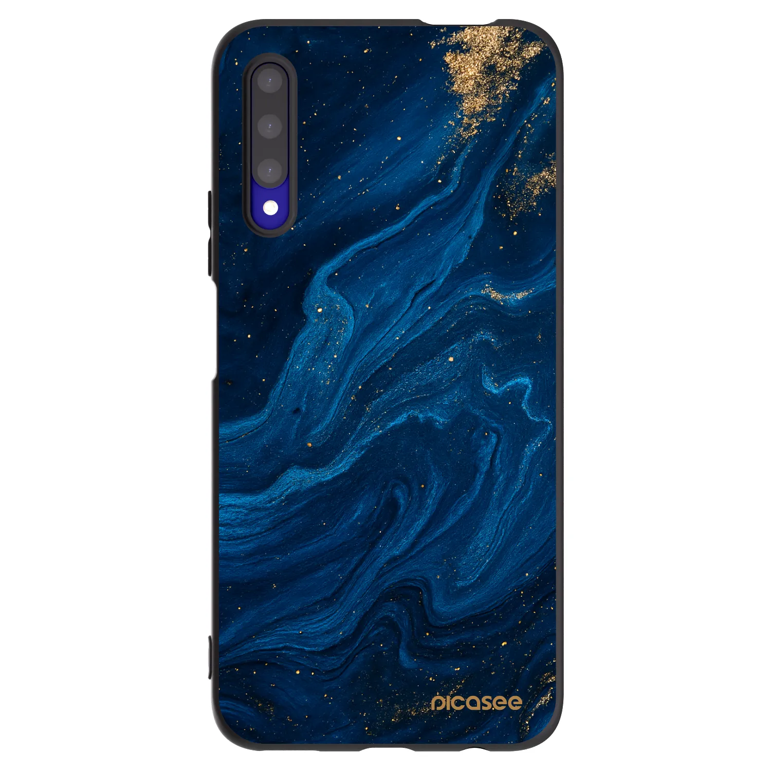 Picasee silikónový čierny obal pre Honor 9X Pro - Blue