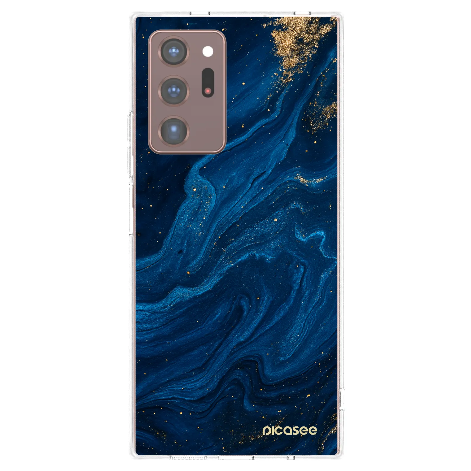 Picasee silikónový prehľadný obal pre Samsung Galaxy Note 20 Ultra - Blue