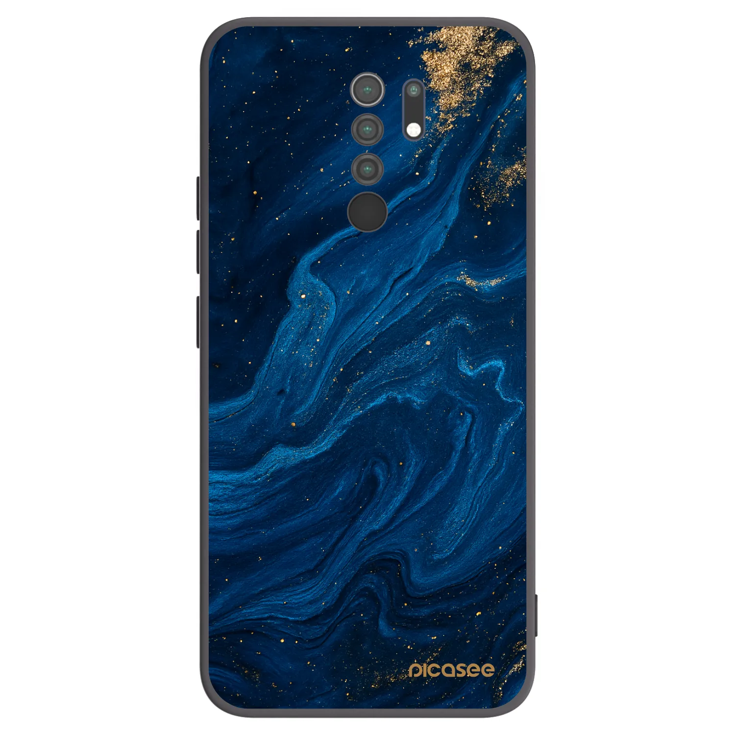 Picasee silikónový čierny obal pre Xiaomi Redmi 9 - Blue