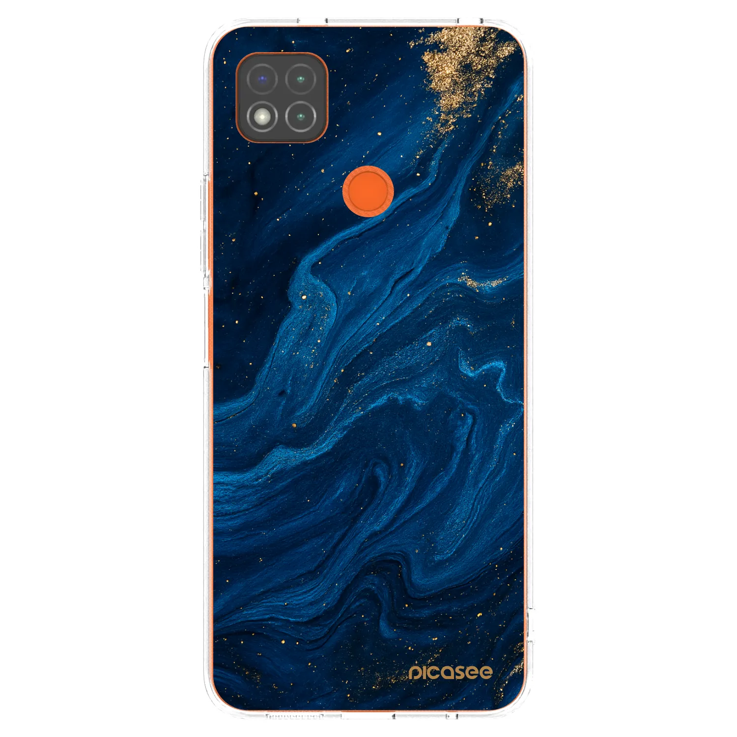 Picasee silikónový prehľadný obal pre Xiaomi Redmi 9C - Blue