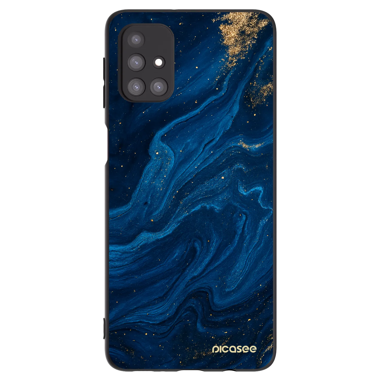 Picasee silikónový čierny obal pre Samsung Galaxy M31s - Blue