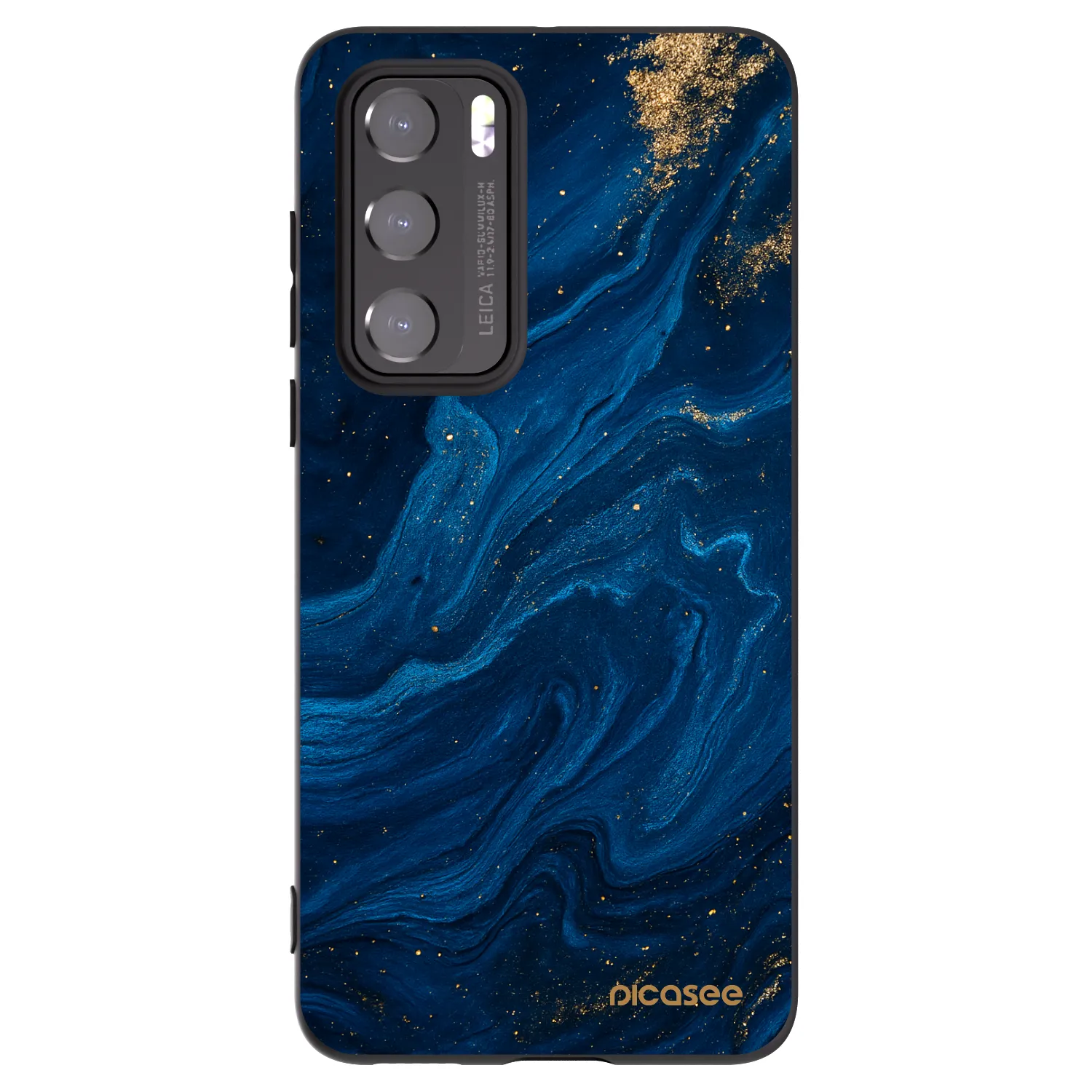 Picasee silikónový čierny obal pre Huawei P40 - Blue