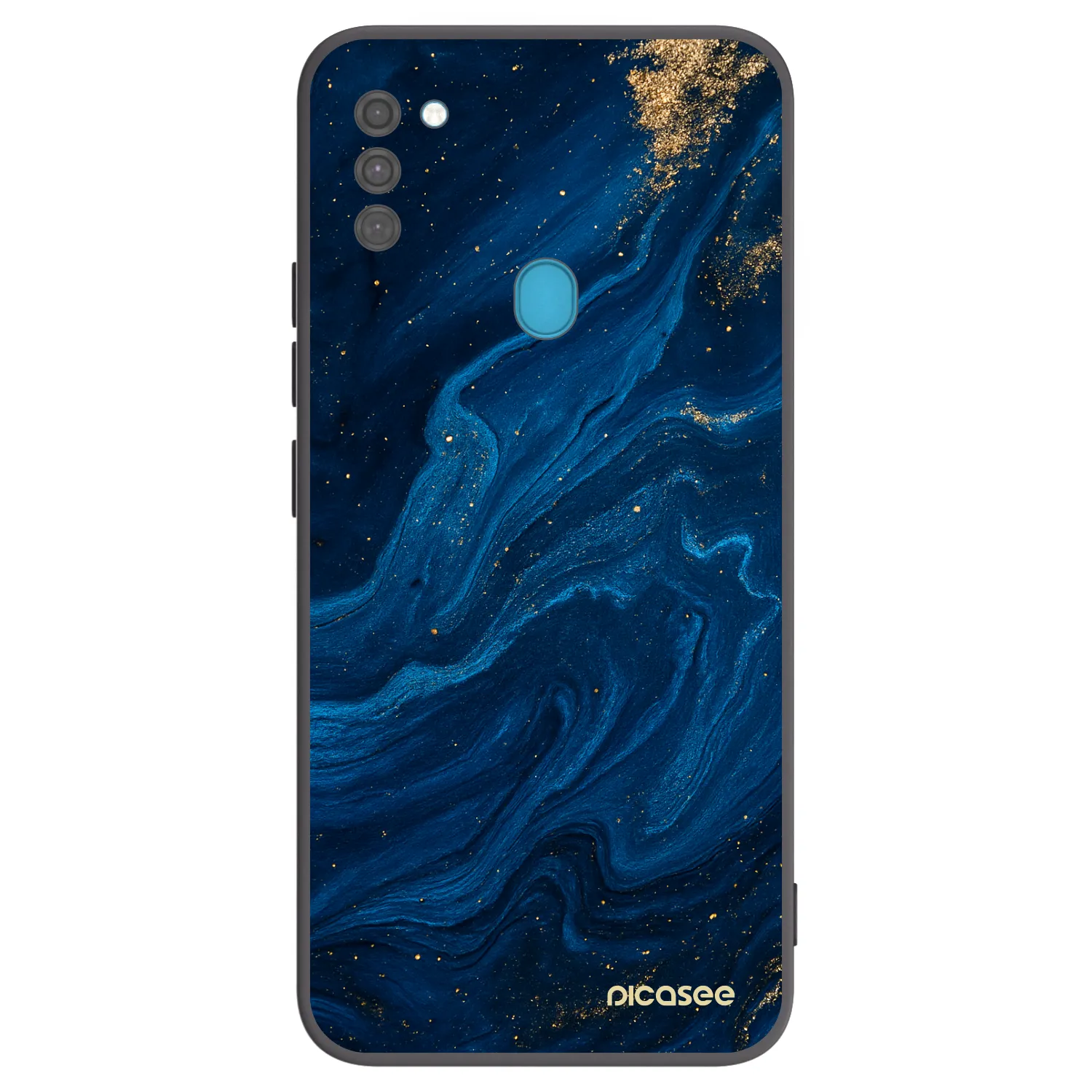 Picasee silikónový čierny obal pre Samsung Galaxy M11 - Blue