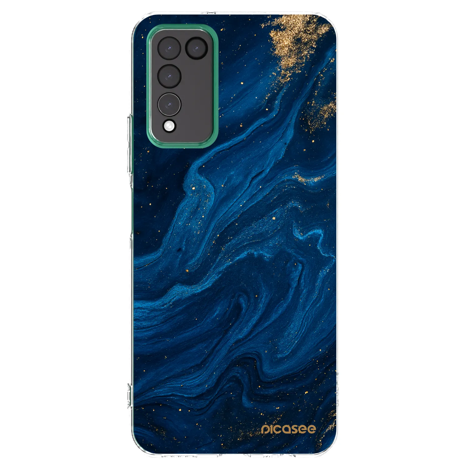 Picasee silikónový prehľadný obal pre Honor 10X Lite - Blue