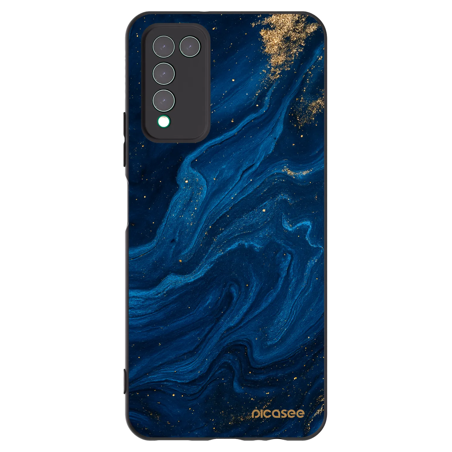 Picasee silikónový čierny obal pre Honor 10X Lite - Blue