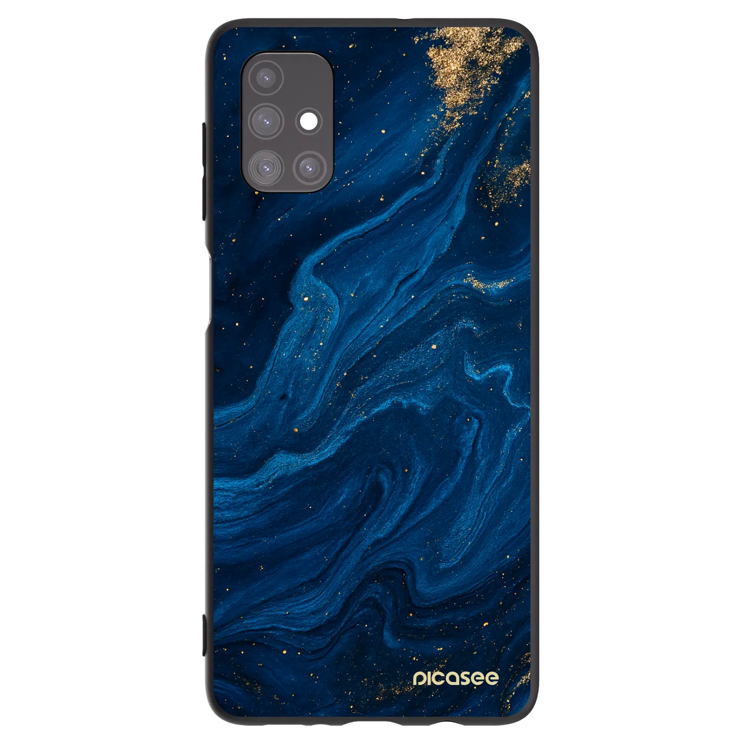Picasee silikónový čierny obal pre Samsung Galaxy M51 M515F - Blue