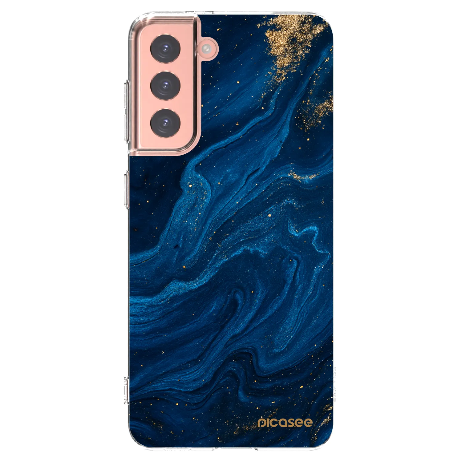 Silikónový prehľadný obal pre Samsung Galaxy S21 5G G991B - Blue
