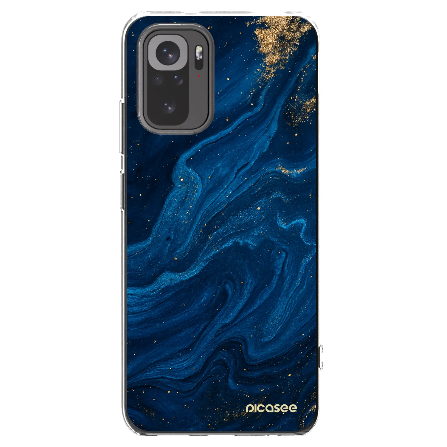 Picasee silikónový prehľadný obal pre Xiaomi Redmi Note 10S - Blue
