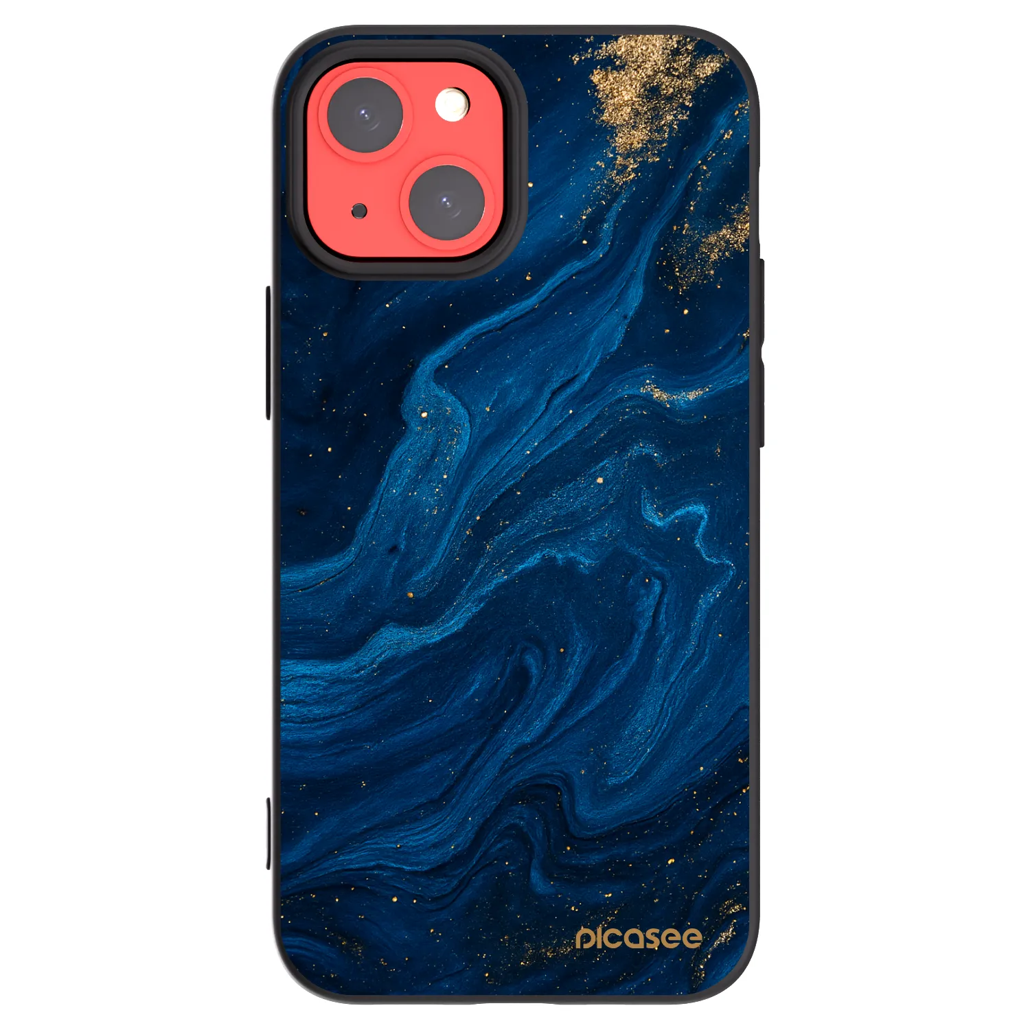 Picasee silikónový čierny obal pre Apple iPhone 13 mini - Blue