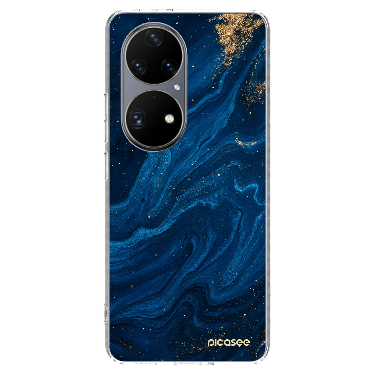 Picasee silikónový prehľadný obal pre Huawei P50 - Blue
