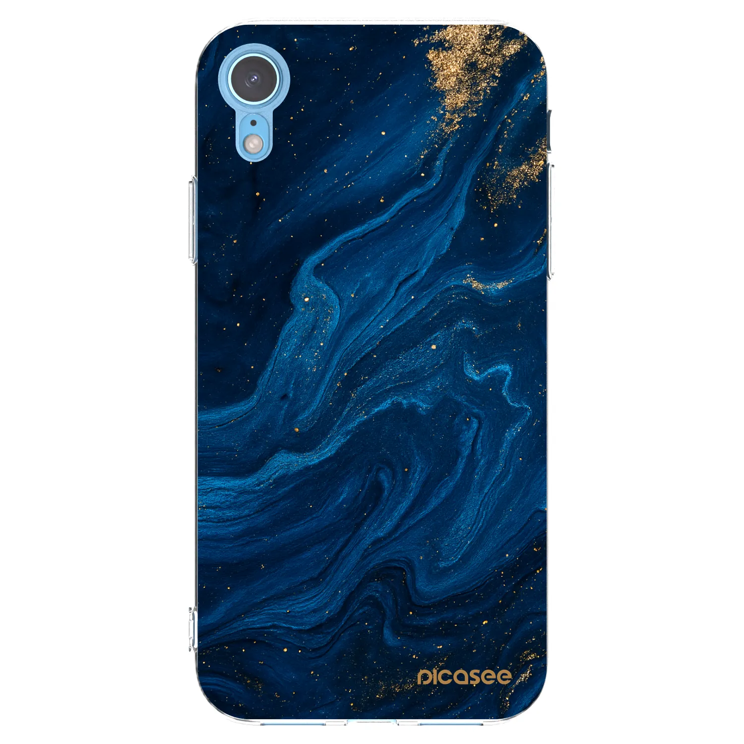 Silikónový prehľadný obal pre Apple iPhone XR - Blue