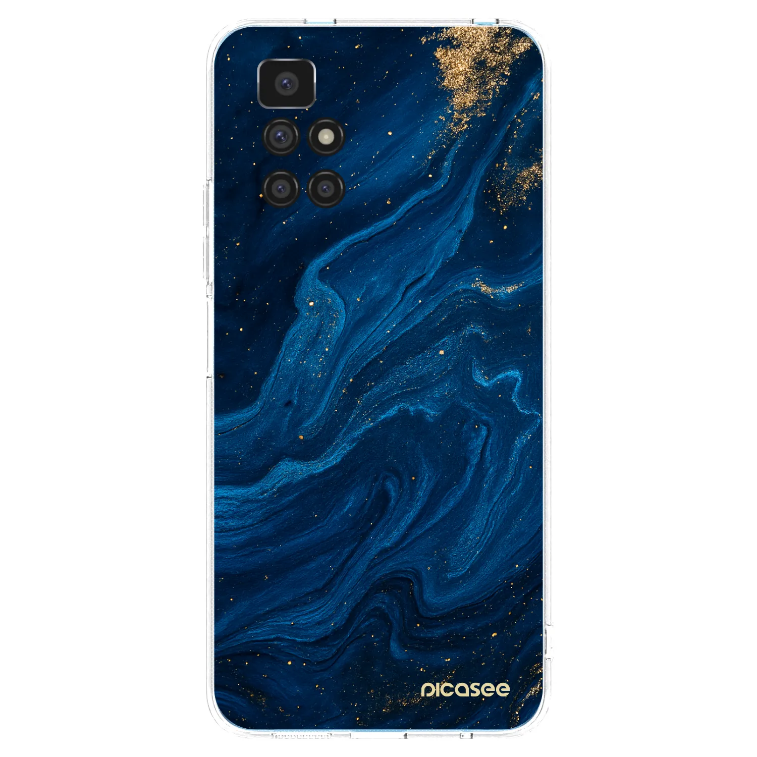 Picasee silikónový prehľadný obal pre Xiaomi Redmi 10 - Blue