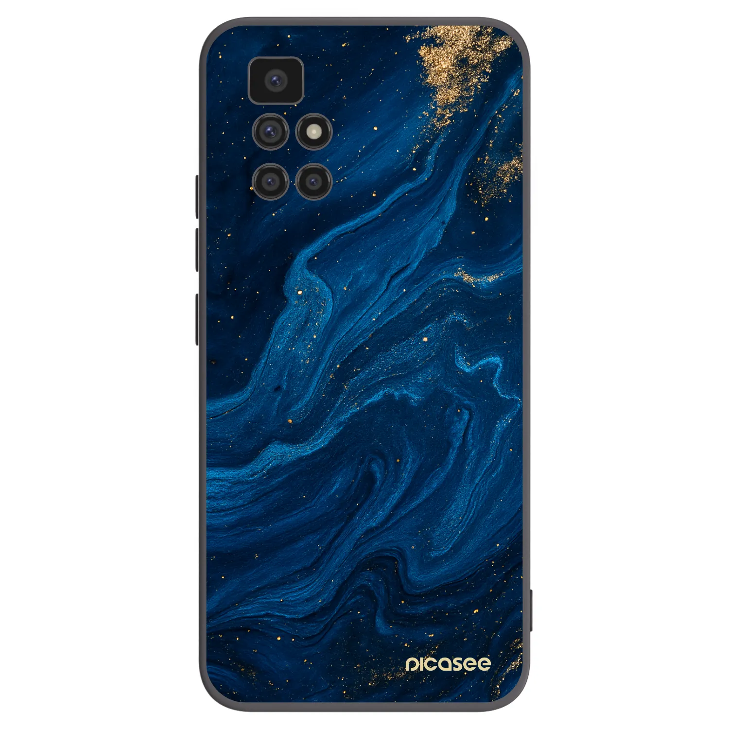 Picasee silikónový čierny obal pre Xiaomi Redmi 10 - Blue