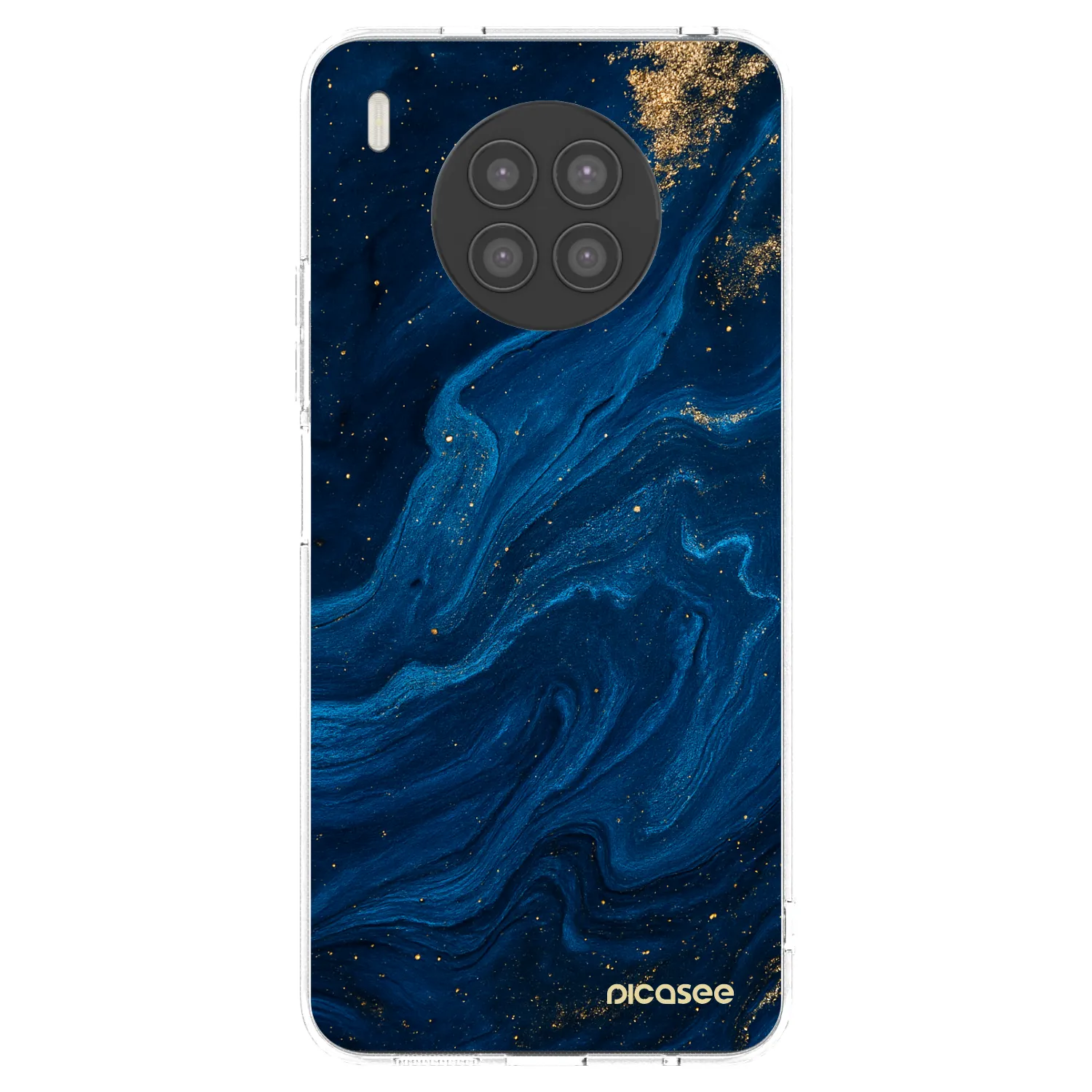 Picasee silikónový prehľadný obal pre Huawei Nova 8i - Blue