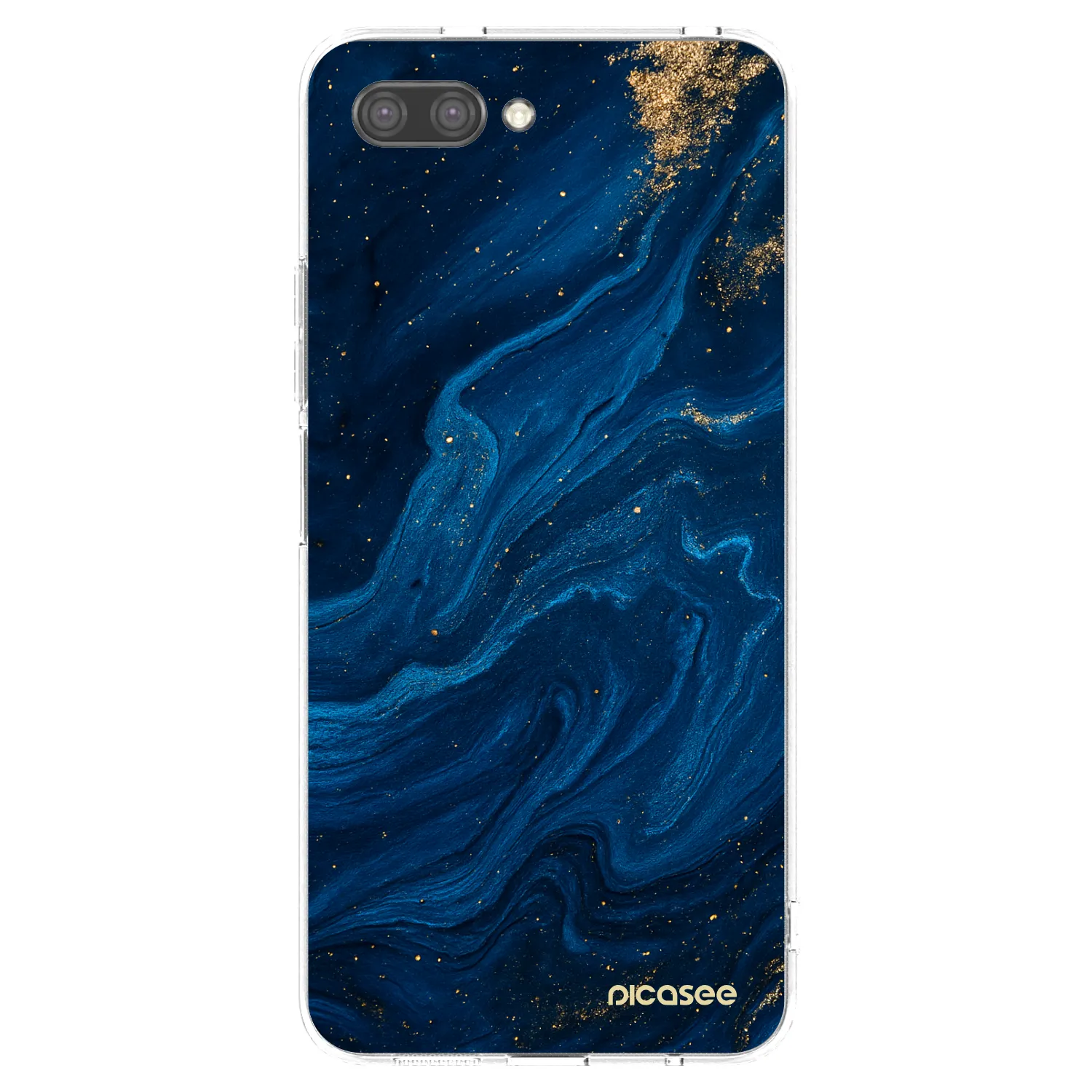 Picasee silikónový prehľadný obal pre Honor 10 - Blue