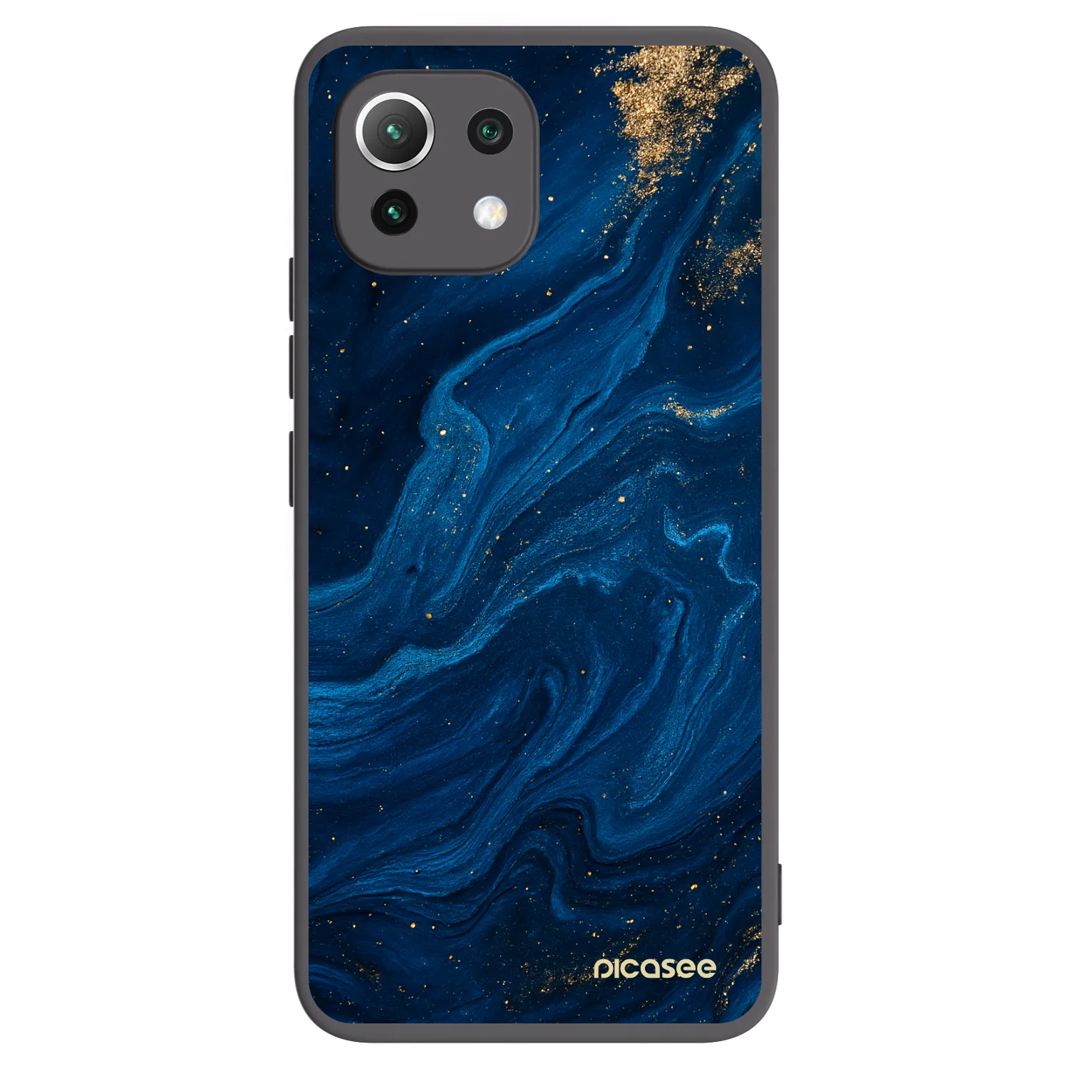Picasee silikónový čierny obal pre Xiaomi 11 Lite 5G NE - Blue