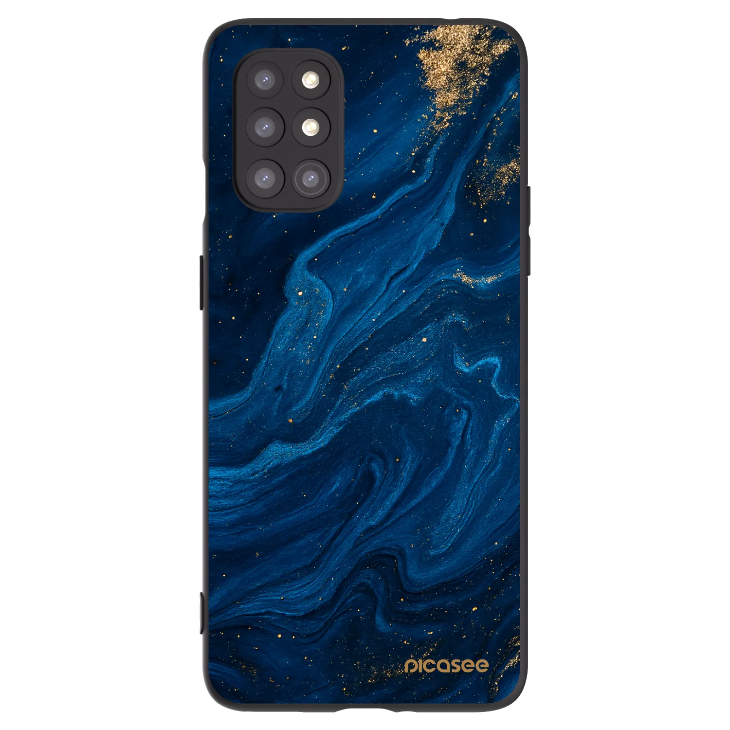 Picasee silikónový čierny obal pre OnePlus 8T - Blue
