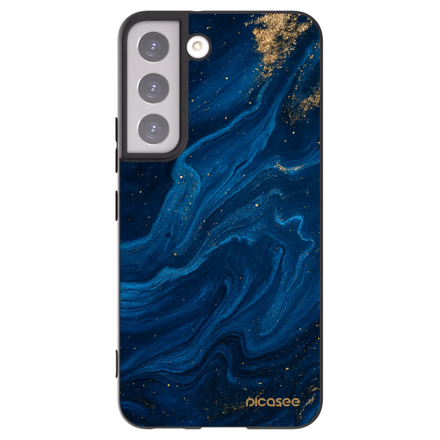 Picasee silikónový čierny obal pre Samsung Galaxy S22 5G - Blue