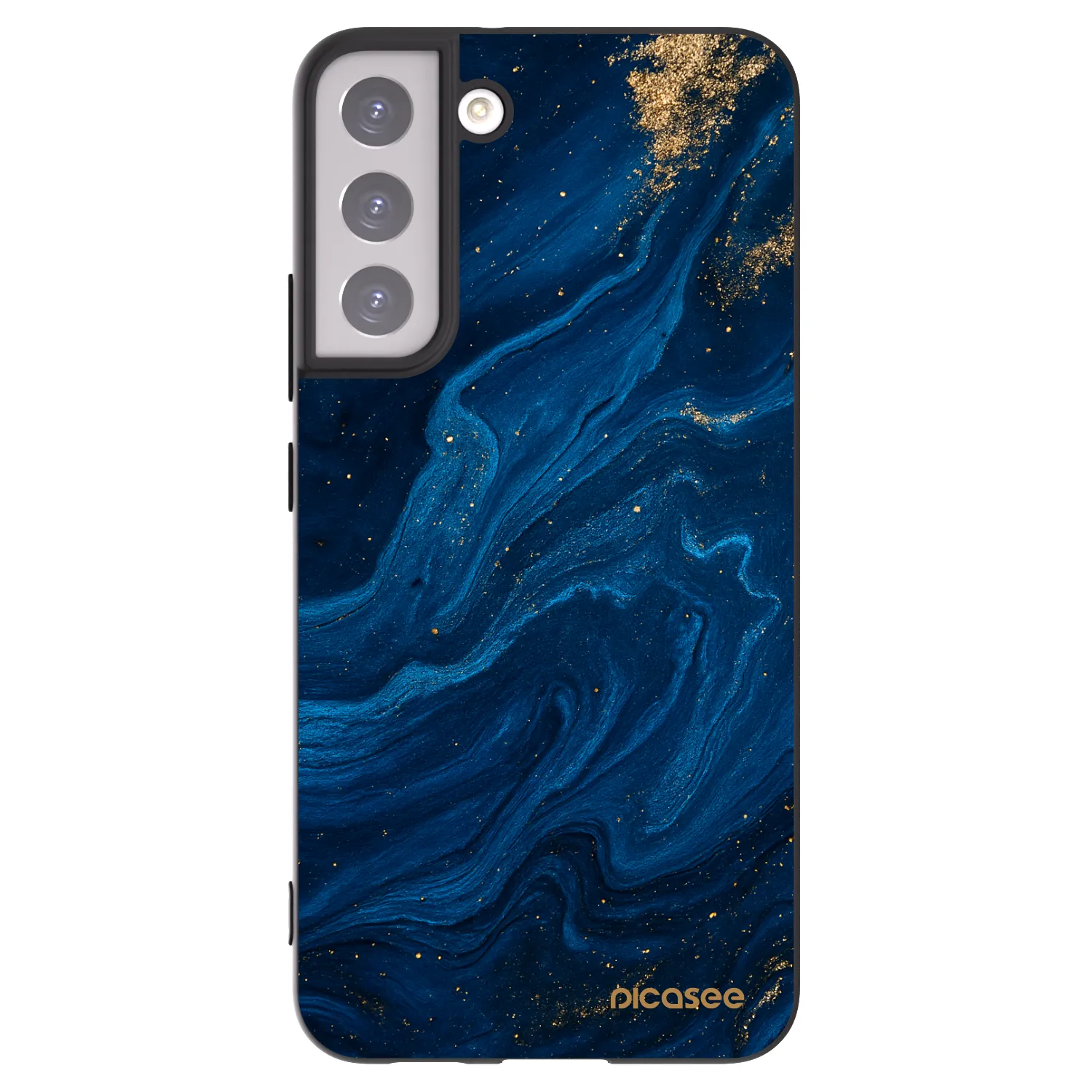 Picasee silikónový čierny obal pre Samsung Galaxy S22+ 5G - Blue