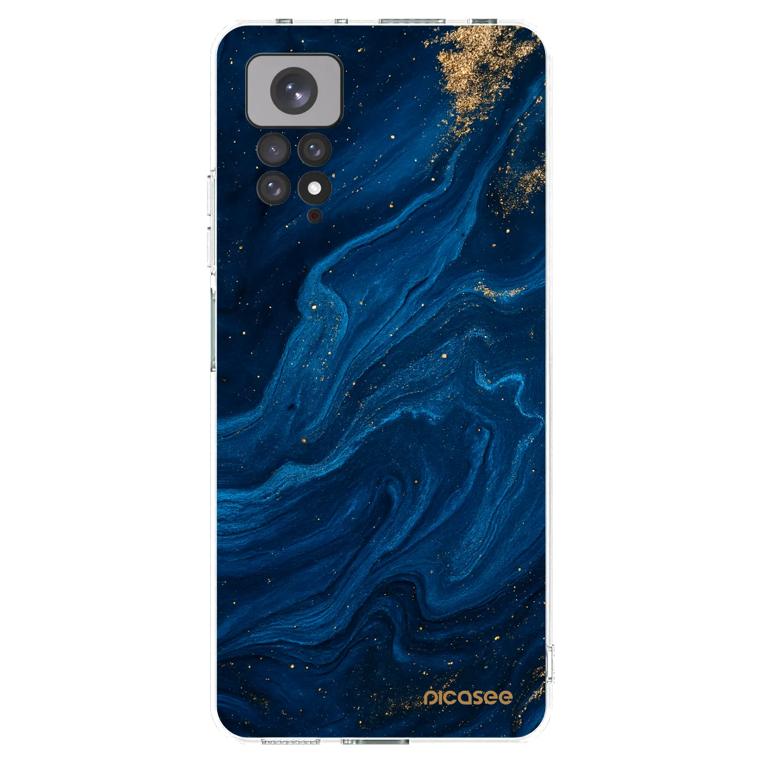 Picasee silikónový prehľadný obal pre Xiaomi Redmi Note 11 - Blue