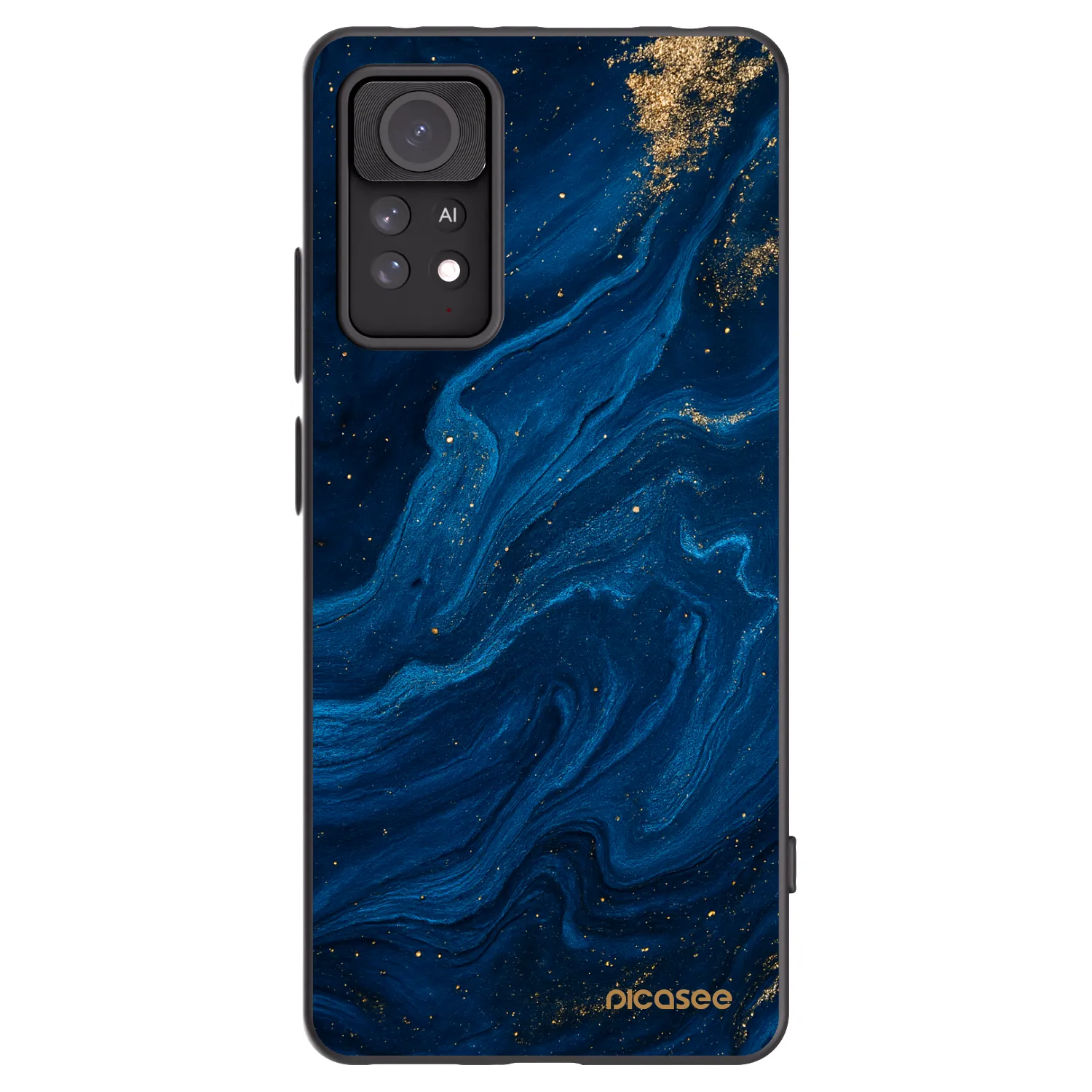 Picasee silikónový čierny obal pre Xiaomi Redmi Note 11 Pro 5G - Blue