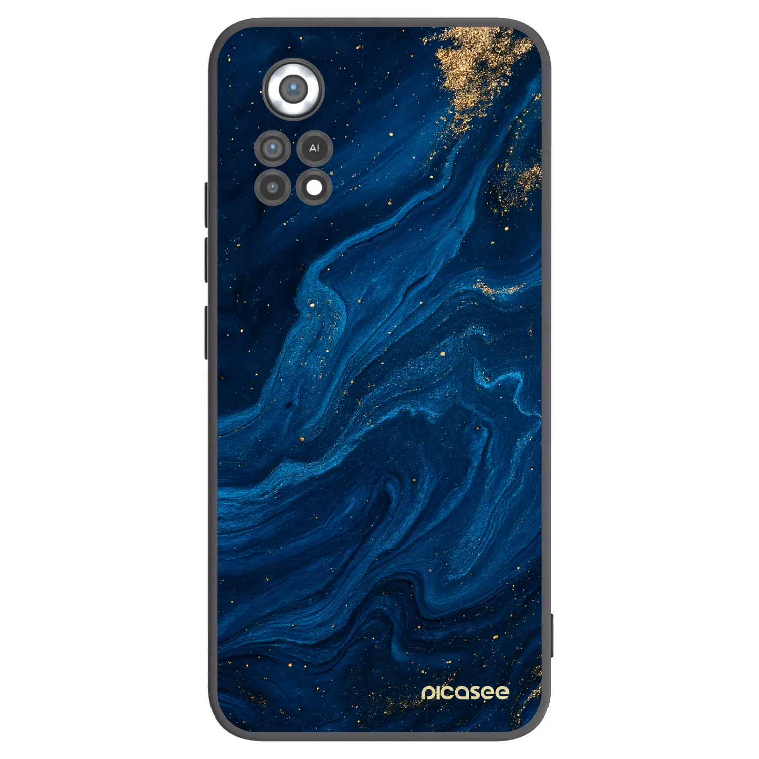 Picasee silikónový čierny obal pre Xiaomi Poco X4 Pro 5G - Blue