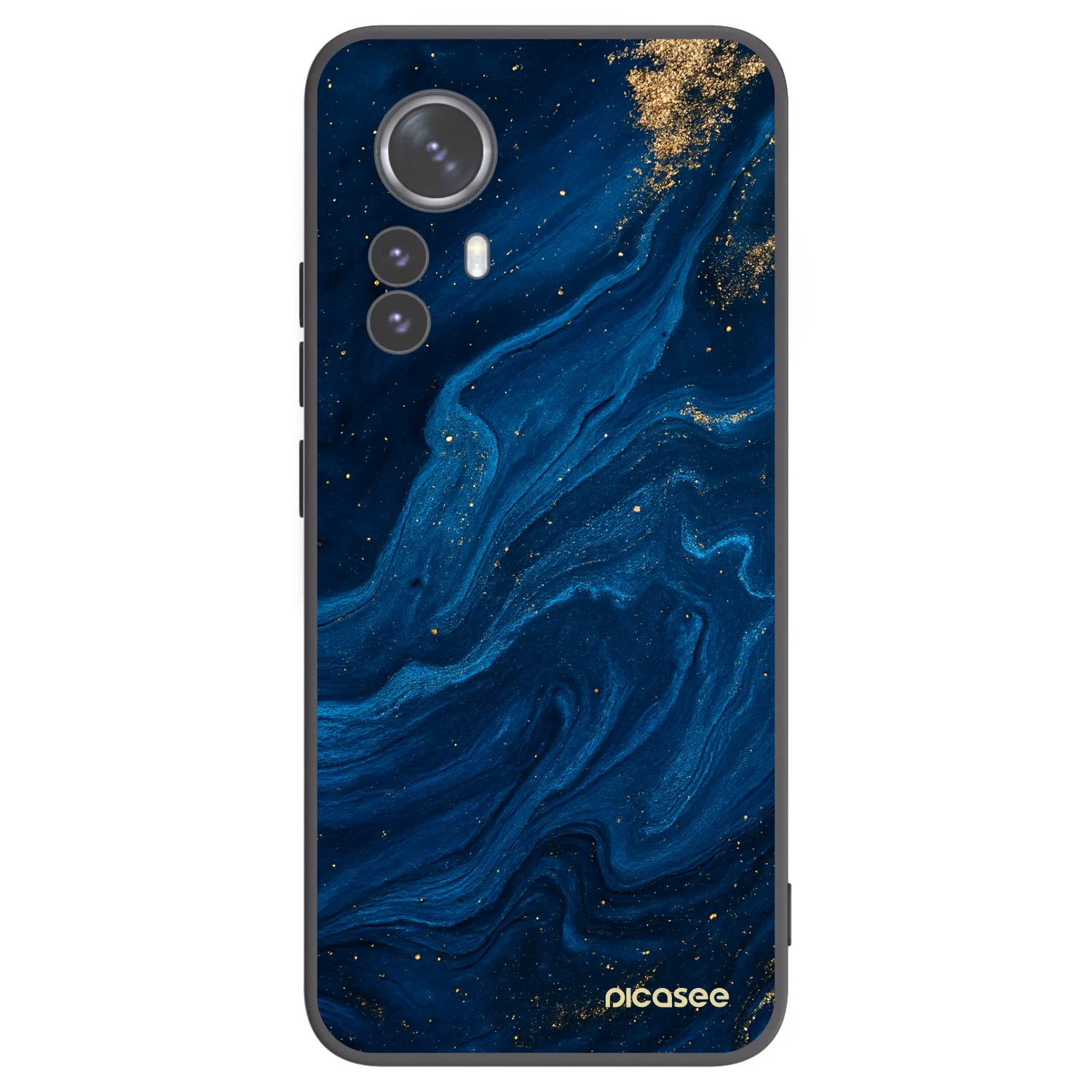 Picasee silikónový čierny obal pre Xiaomi 12 Pro - Blue