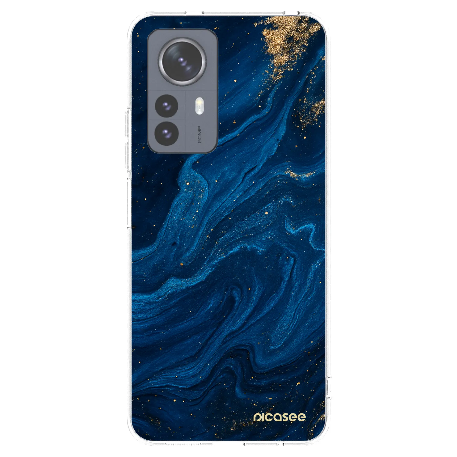 Picasee silikónový prehľadný obal pre Xiaomi 12 Pro - Blue