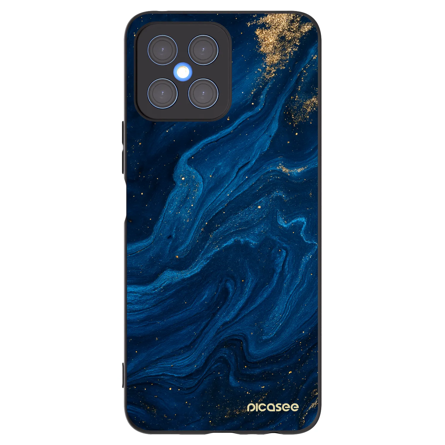 Picasee silikónový čierny obal pre Honor X8 4G - Blue