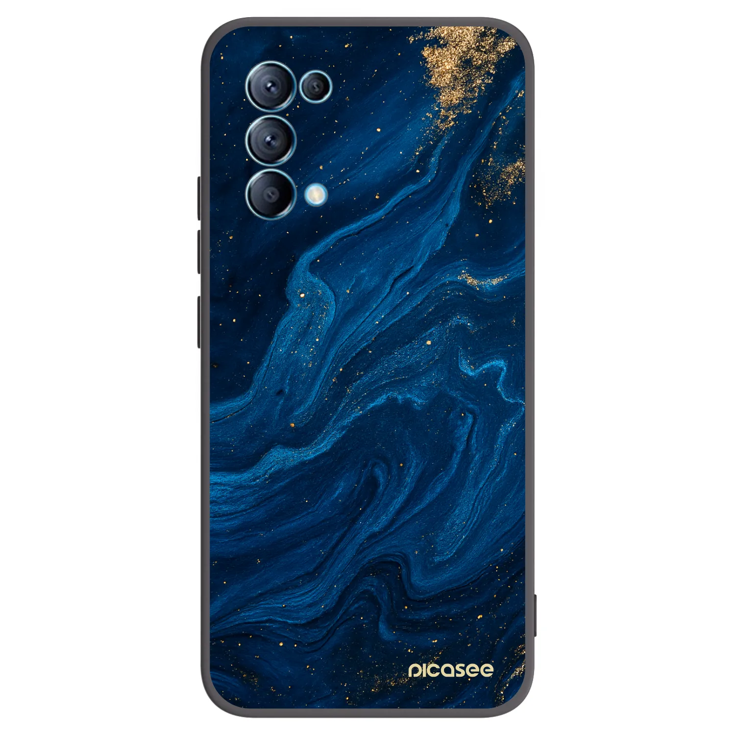 Picasee silikónový čierny obal pre OPPO Reno 5 5G - Blue