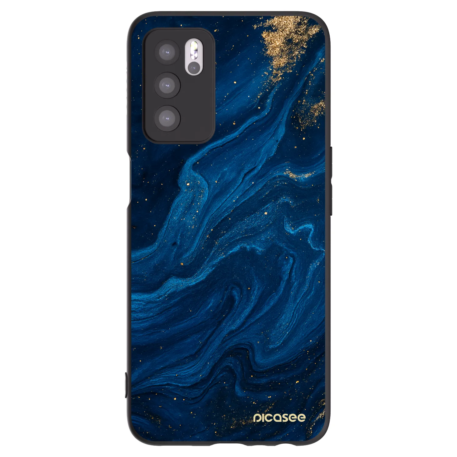 Picasee silikónový čierny obal pre OPPO A16s - Blue