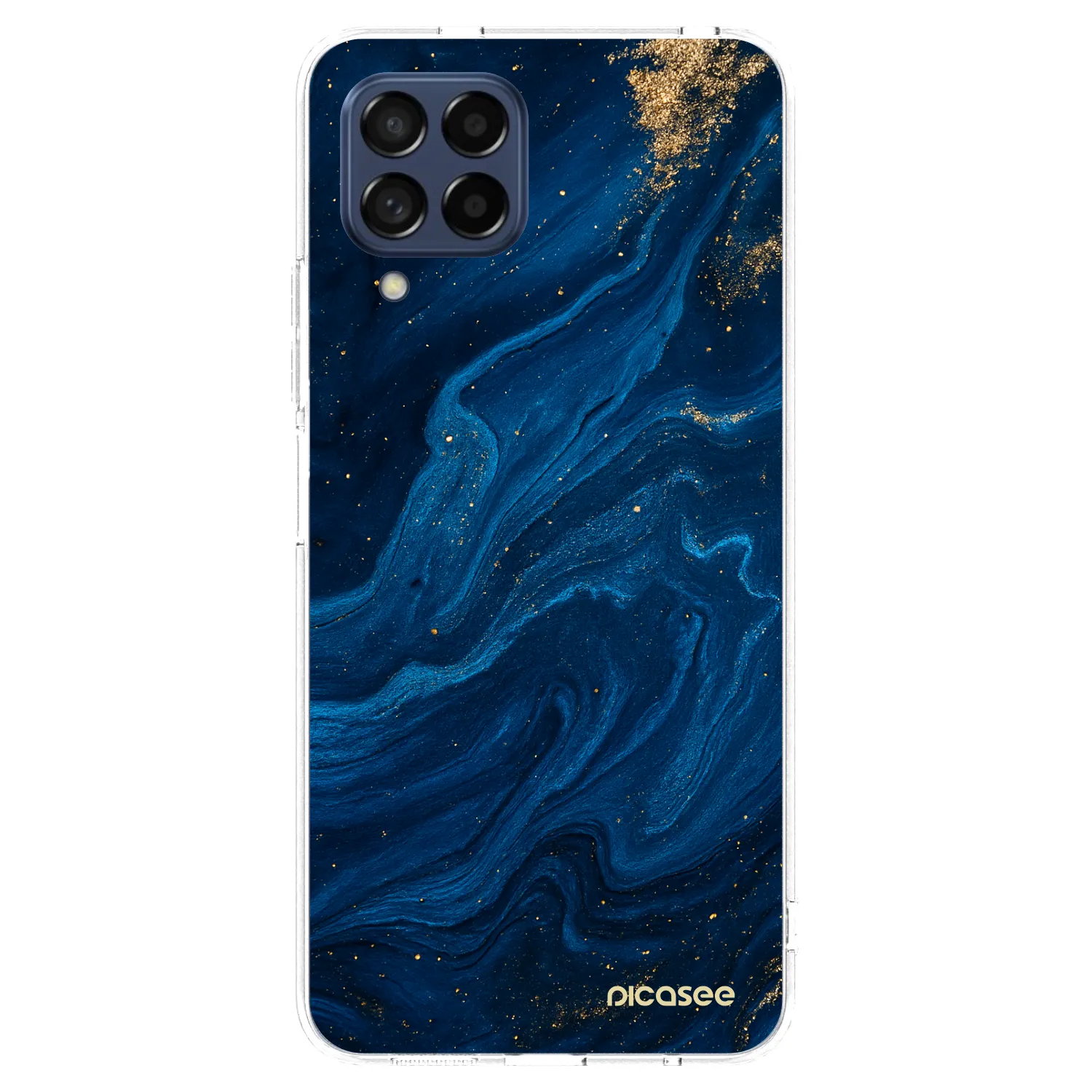 Picasee silikónový prehľadný obal pre Samsung Galaxy M53 5G - Blue