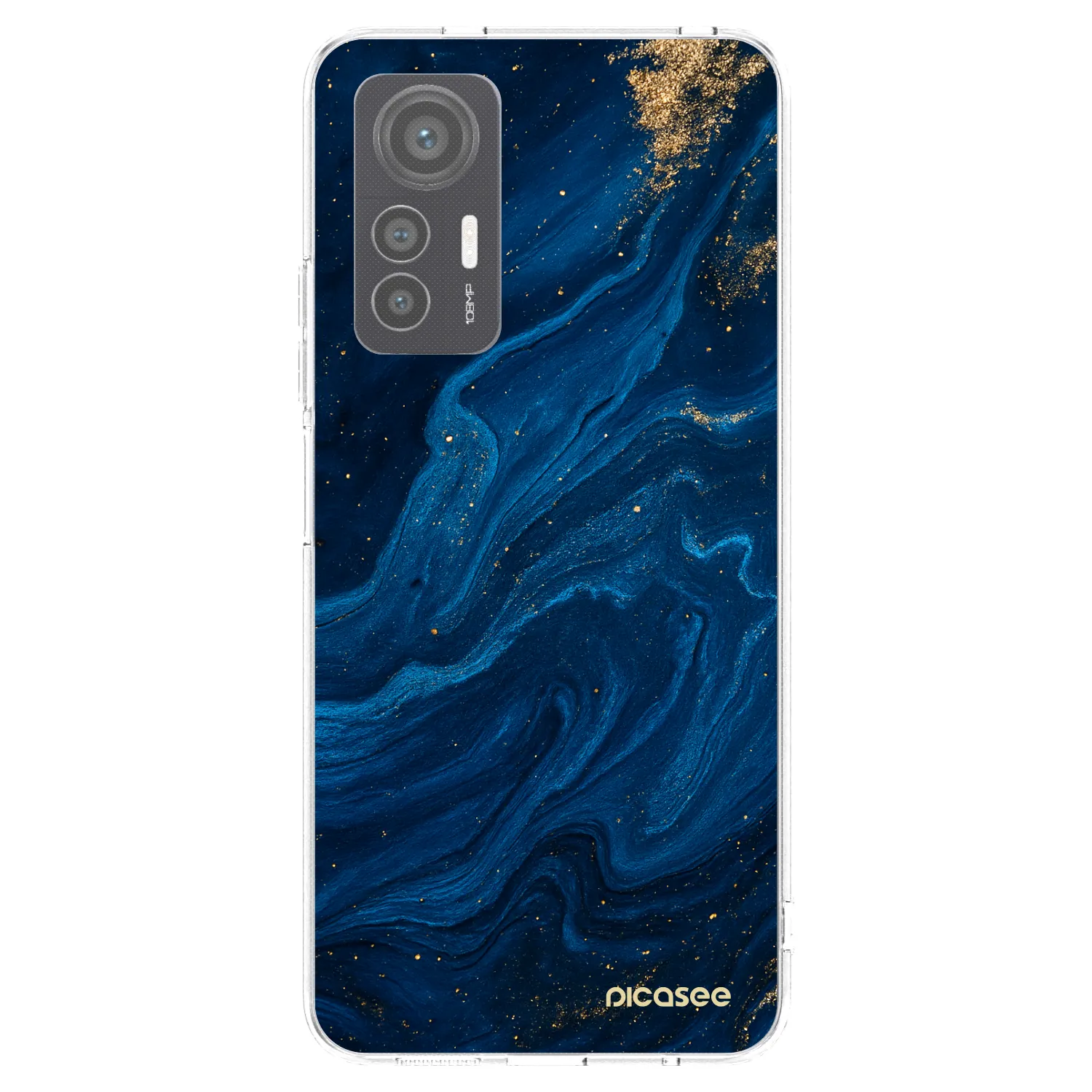 Picasee silikónový prehľadný obal pre Xiaomi 12 Lite - Blue